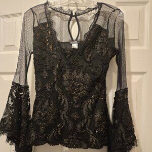 Venus Velvet and Lace Top